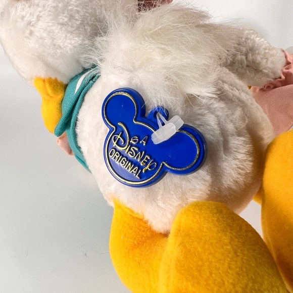 Vintage Disney Baby Donald Daisy Duck Plush Stuffed Crawling Disneyland Lot of 2 - Picture 12 of 16